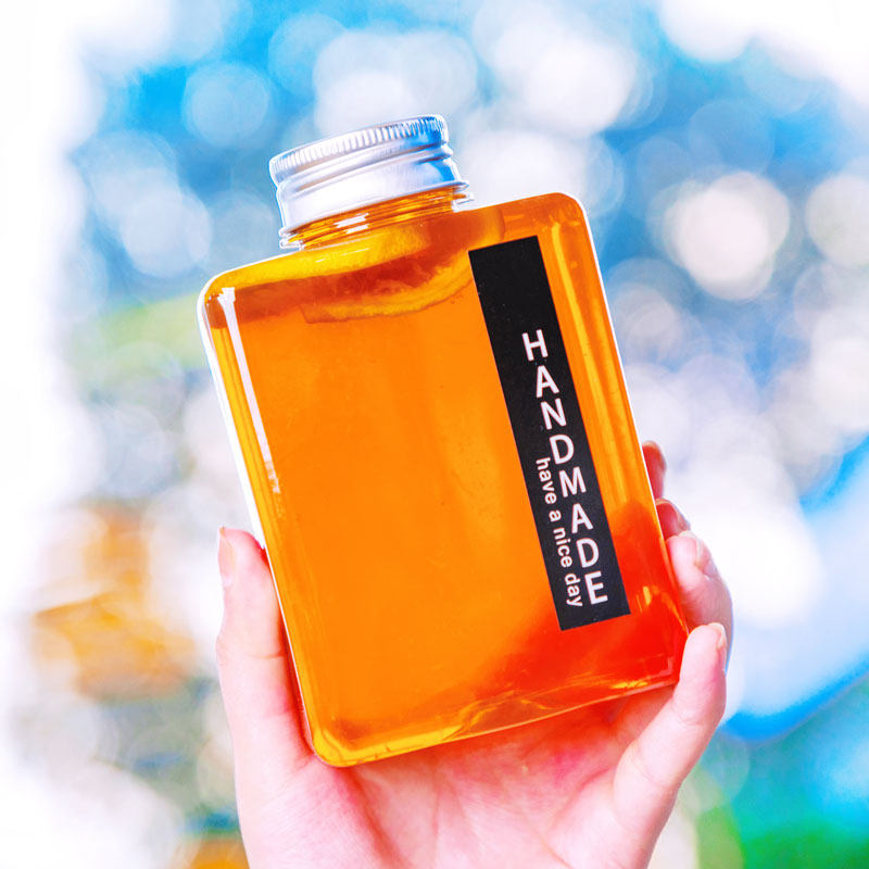 网红400mlpet打包外卖塑料空瓶