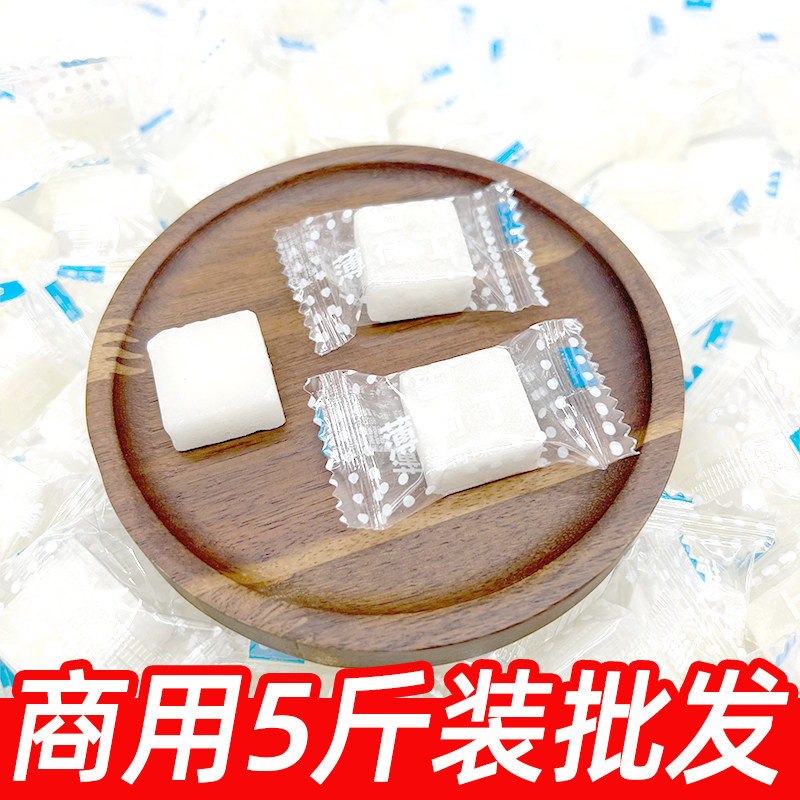 传统老式薄荷糖5斤薄荷丁小包装重庆清凉糖果薄荷味砂糖零食批发