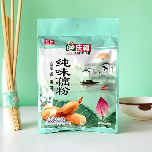 庆和纯味藕粉不加糖即食速食