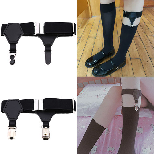 达舜饰品中筒袜小腿袜腿夹装饰女