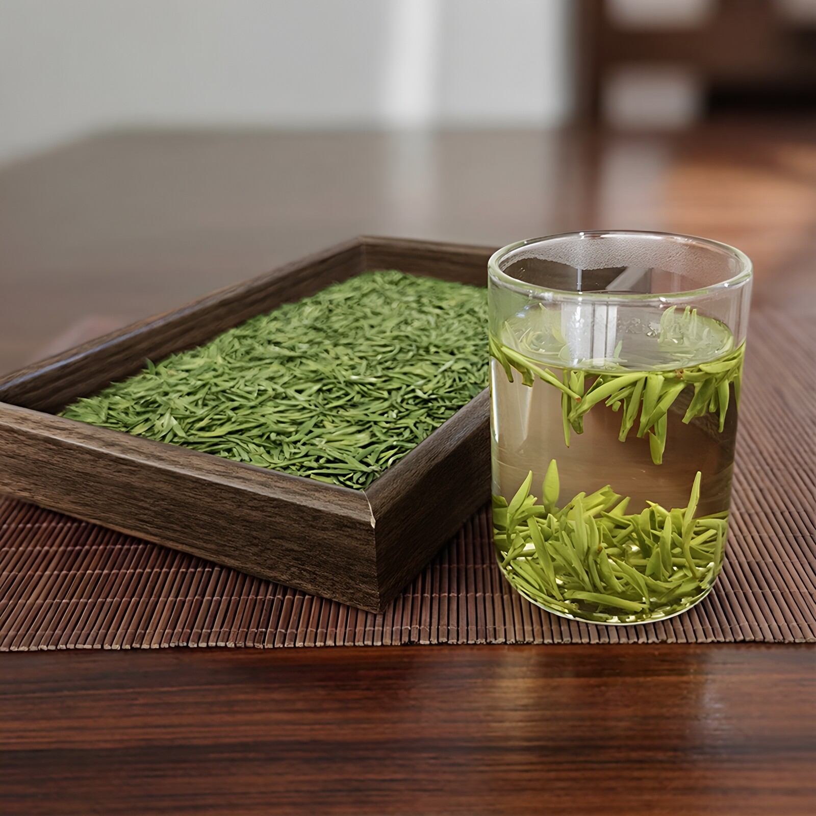 雀舌绿茶2026新茶明前头采特级嫩芽高山云雾清香型散装毛尖春茶叶