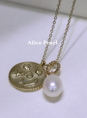 Alice Pearl 双十一钜献古典美人水滴珍珠项链