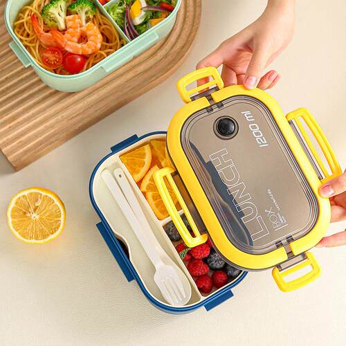 bentobox双层水果便当盒分格午餐