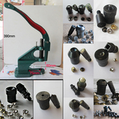 diy扣眼机 家用小型多用途手压机台手动压扣机空心铆钉安装 机