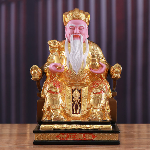 佛缘坊黄铜供奉新中式家居土地公