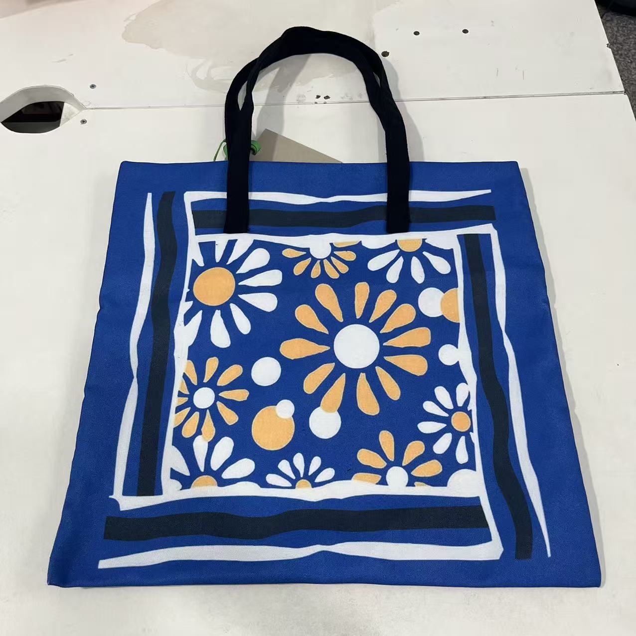 Mar方形款帆布包休闲购物袋手提袋tote bag托特包单肩包