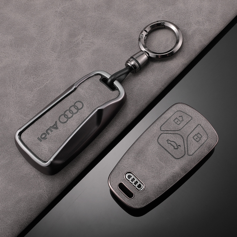适用一汽奥迪a4l钥匙套奥迪2025新款25款19男士高档汽车豪华壳a4