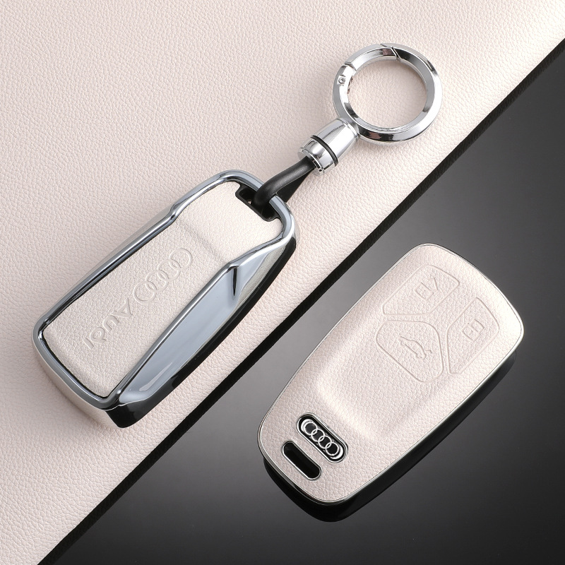 适用一汽奥迪a4l钥匙套奥迪2025新款25款19女士高档汽车豪华壳a4