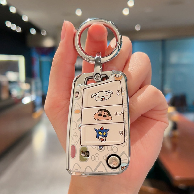 适用大众高尔夫7钥匙套7代7.5嘉旅6七代7rline高7高七女士女生壳