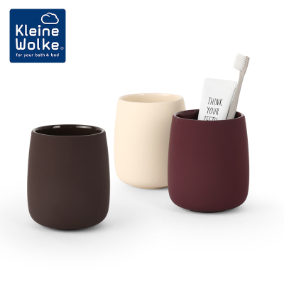 KleineWolke德国进口陶瓷刷牙杯
