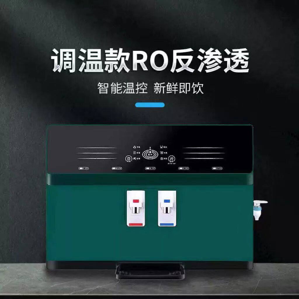 先科净水机智能语音调温款净水器家用直饮冷热一体机RO反渗透自吸