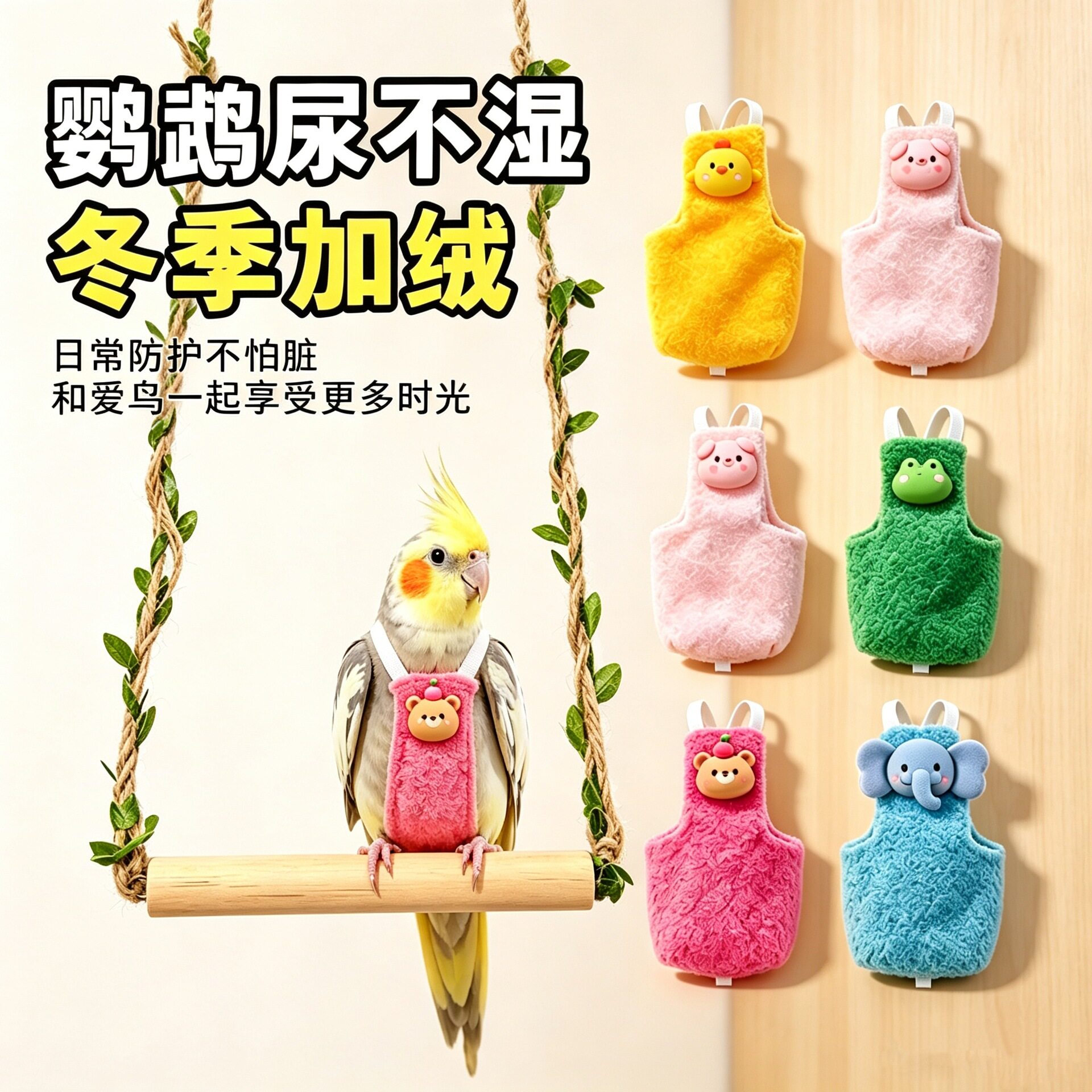 冬季透气鹦鹉外出便兜