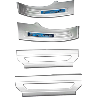 捷豹fpace迎宾踏板门槛保护条改装车门护板亮条防踩贴FPACE门槛条