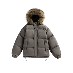 XY【温暖毛领】Teflon三防羽绒服白鸭绒羽绒冲锋衣外套夹克8815A