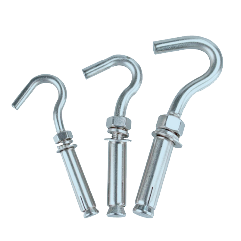 国标镀锌膨胀挂钩带钩膨胀螺丝墙上拉膨胀螺栓M6M8M10M12M14M16
