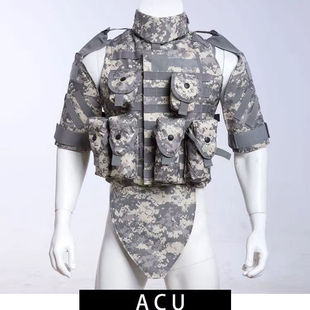 暗区突围战术背心防护训练拦截者ACU CP迷彩黑色护裆马甲