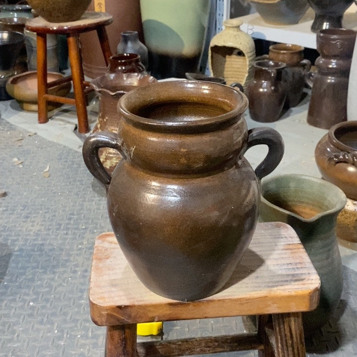 材烧手工复古双耳坛子波浪口刻花坛子绿植盆兰花盆福利,家居饰品,花瓶,淘宝优惠券,粉丝福利购,淘宝优惠卷