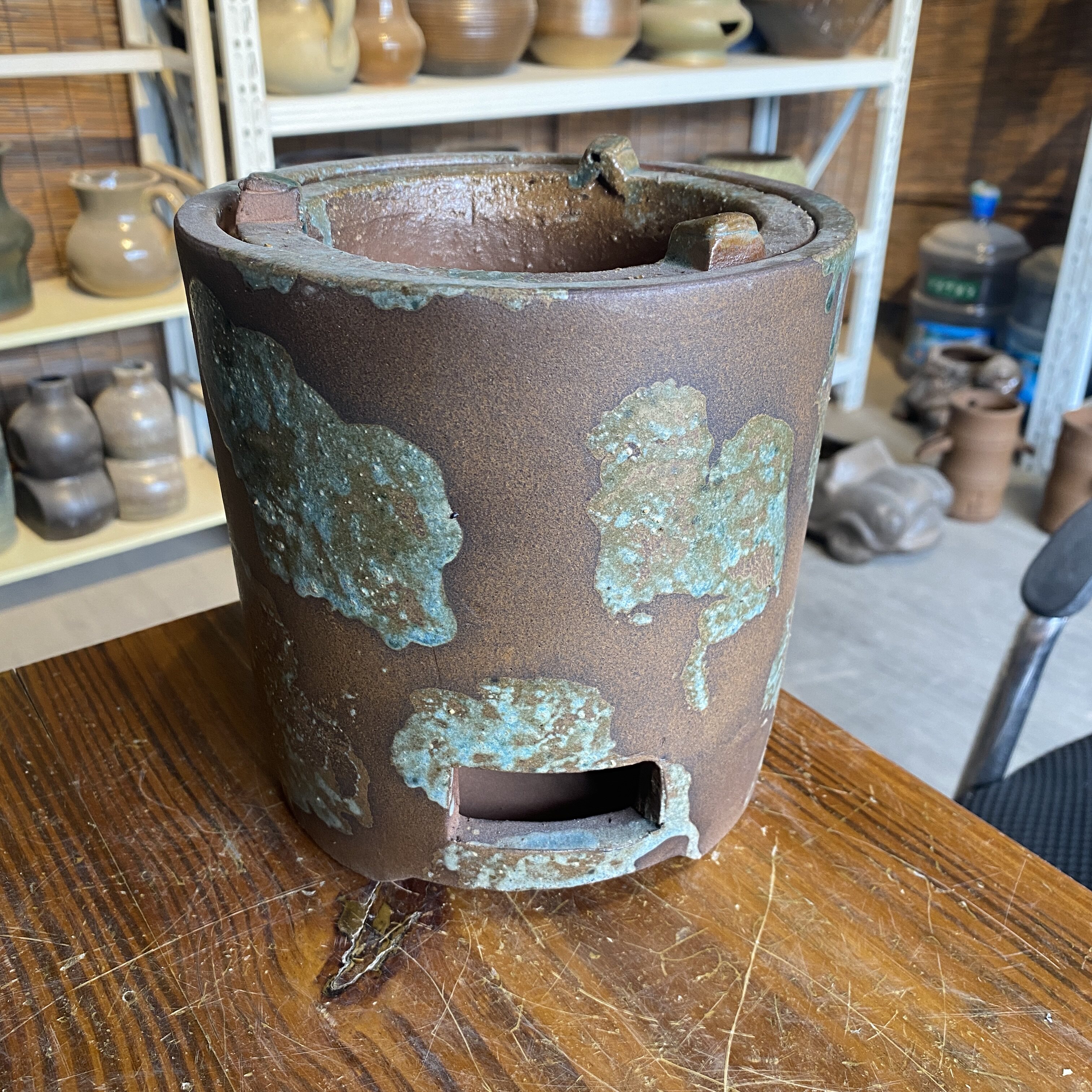 围炉煮茶烤茶炉炭火炉子户外酒精灯炭炉烧水可明火加热泡茶壶陶瓷