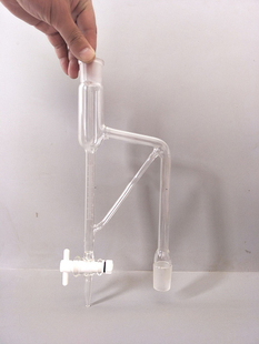 精品仪器磨口挥发油测定器接收管5ML 连接烧瓶和冷凝管四氟活塞