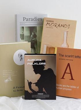 摄影道具书本摆设假书摆件书柜彷真书装饰书籍北欧风格书模型书盒