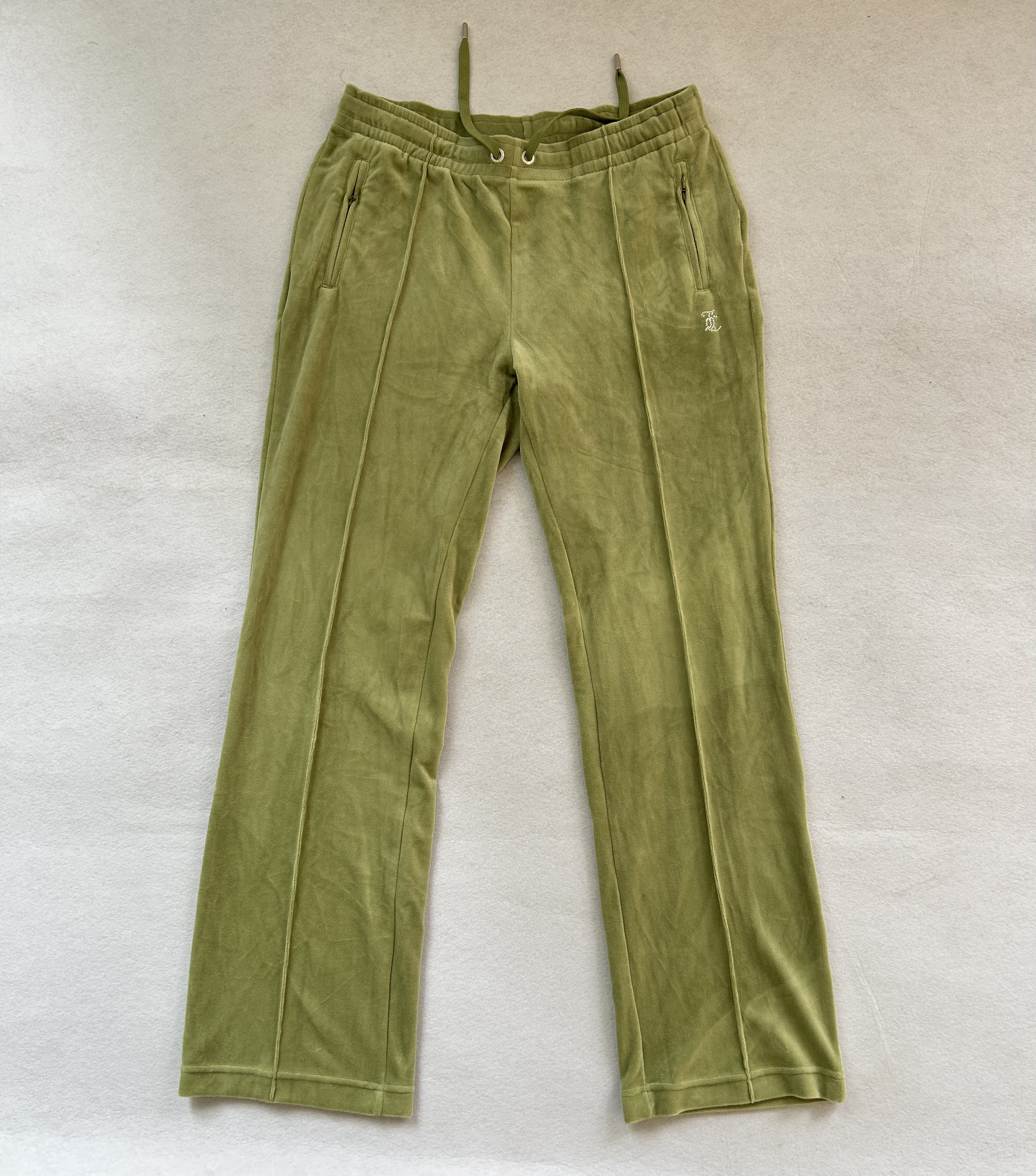 橘子阔腿直筒长裤