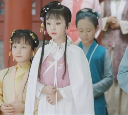 小戏骨红楼梦林黛玉贾宝玉同款服装87版话剧服儿童古装汉服演出服