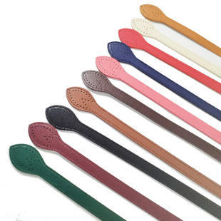 手提包带皮革带子肩带手挽皮革钩织包配件手柄替换拎带手工包配件