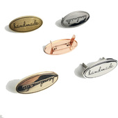 饰扣handmade锌合金压铸女包装 3个装 DIY手作包前幅装 饰商标包配件