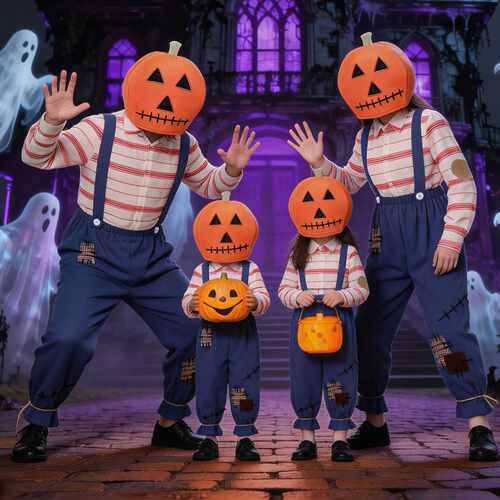 HalloweenParentChildPumpkinTop