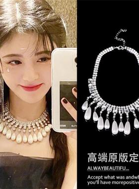 Tassel necklace personalized clavicle chain necklace women