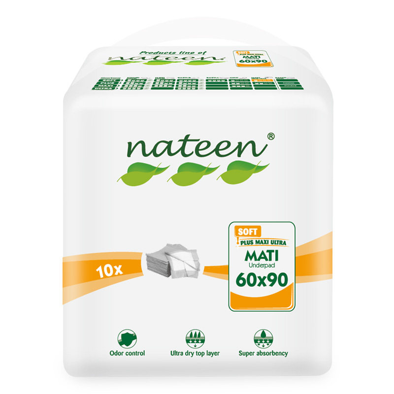 成人护理垫60x90非纸尿裤老人用尿不湿10片隔尿垫nateen那特恩