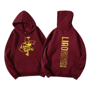 CBA广东队宏远十冠王男篮球夺冠纪念连帽卫衣易建联男女长袖衣服