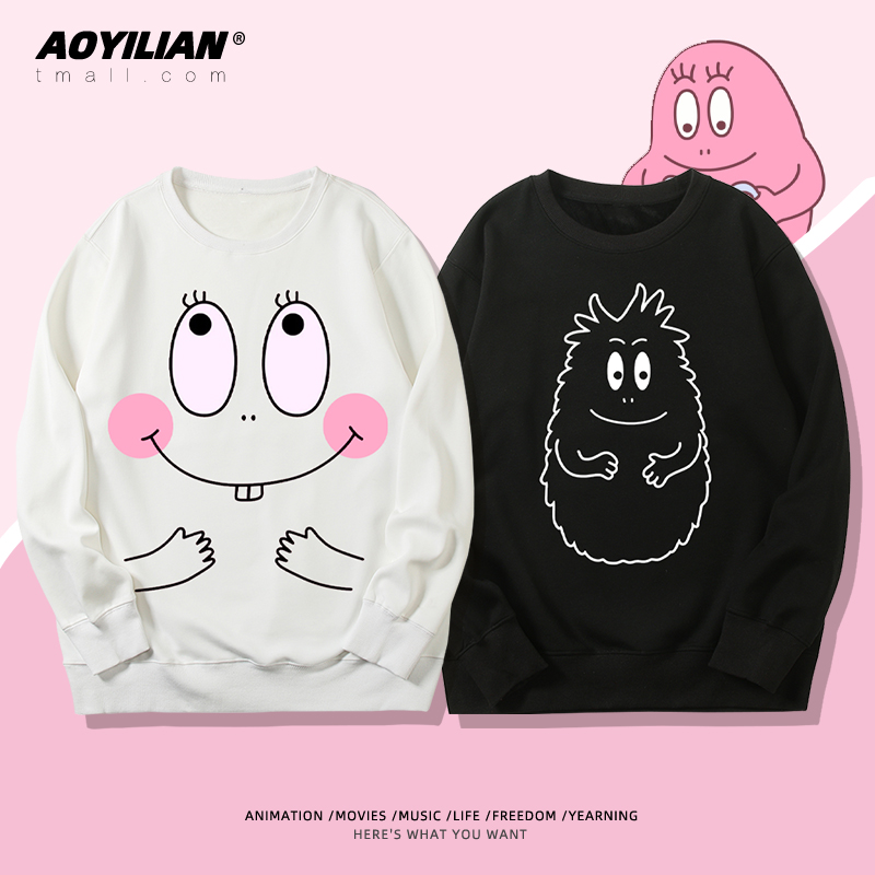 巴巴爸爸动画周边男女外套情侣装