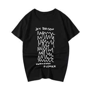 摇滚JoyDivision unknown pleasures乐队快乐分裂纯棉短袖T恤半袖