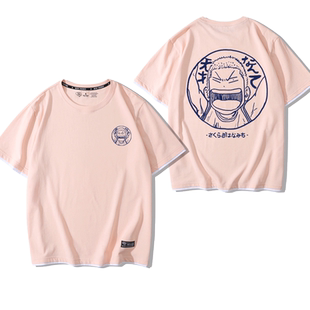 灌篮高手樱木花道男女宽松大码动漫联名流川枫纯棉T恤短袖情侣装