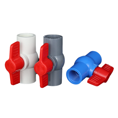 pvc螺纹水管开关塑料球阀