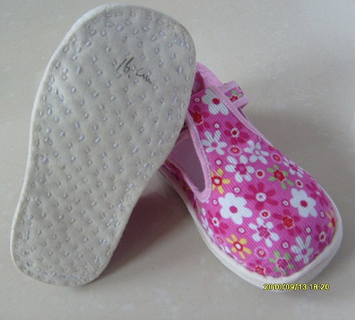 Chaussures enfants en tissu en coton - Ref 1050248 Image 3