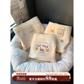 馨帮帮Bra 纯棉加长裆不夹臀三角裤 可爱卡通蕾丝边内裤 女2025新款