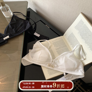 舒适透气防下垂大胸显小文胸 薄款 馨帮帮Bra 网纱兔耳朵内衣女夏季