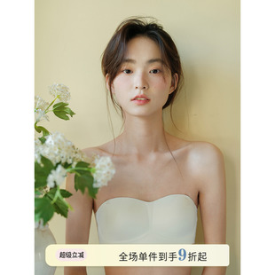 無肩帶抹胸內衣女小胸聚攏無鋼圈胸罩無痕兩穿美背文胸 馨幫幫Bra