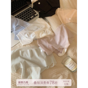 女亲肤透气裸感提臀透气裆三角裤 轻薄冰丝无痕内裤 夏季 馨帮帮Bra