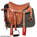 真皮马鞍子全套马鞍整套扶手牛皮鞍 游客鞍大小马鞍马具军鞍