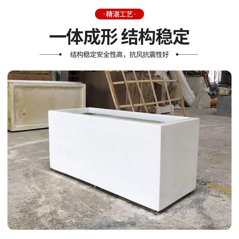 玻璃钢璃成品花箱公路001天桥桥庭景观绿化花箱玻钢市架政院花盆