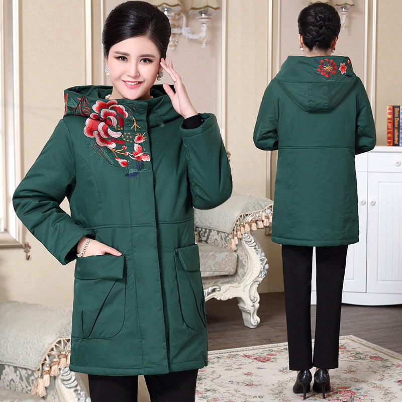 特大碼中老年女裝棉服中長款加厚胖媽媽裝冬裝棉衣外套奶奶棉襖在類目 女裝/女士精品, 中老年女裝中 - 來自Buy2taobao.com提供專業的淘寶代購服務