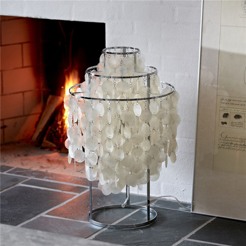 丹麦Verpan fun系列台灯氛围灯珍珠贝壳风铃装饰餐厅客厅卧室正品