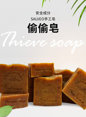 韩国进口SALVEO盗贼手工冷制香皂清新芳香温和净肤洗手洗脸专用皂