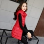 Luo Shifu 2017 áo cotton mới cho nữ body size lớn có thể cởi mũ ấm áo vest mùa đông Hàn Quốc - Áo vest áo nữ đẹp