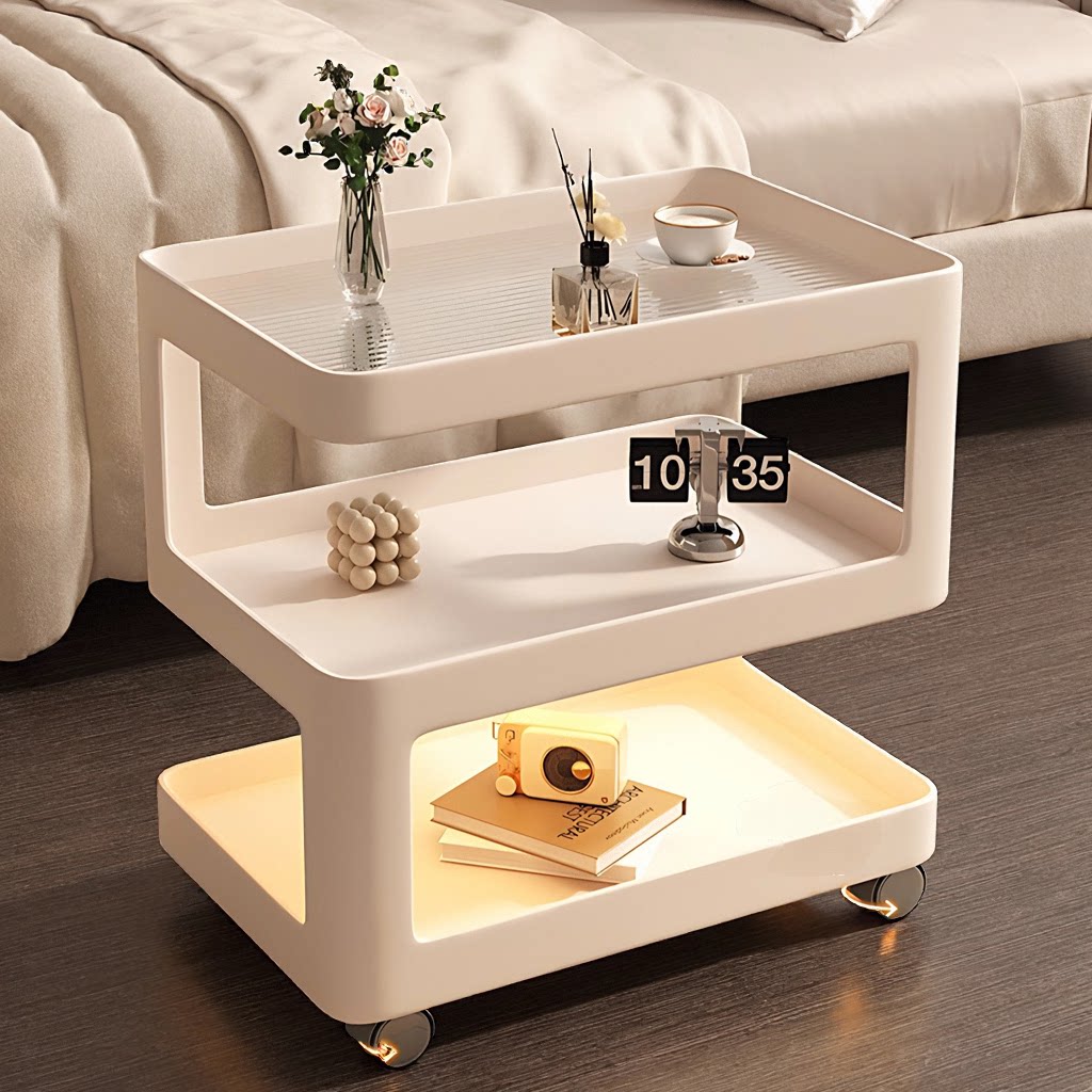 小茶几边几可移动带轮茶桌