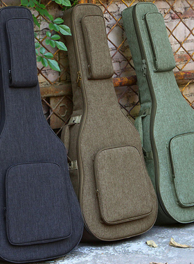 ruiz鲁伊斯加厚吉他包双肩琴包39寸40寸41寸防水防震民谣吉他琴包