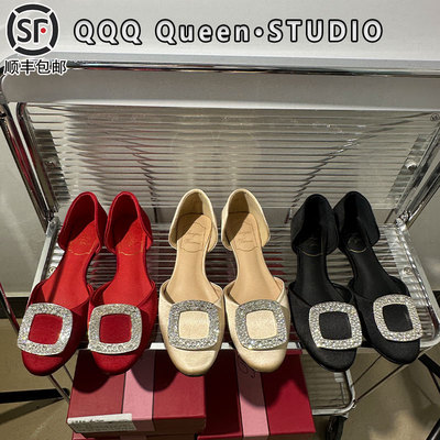 rv小蛮腰平底鞋女真皮2025四季